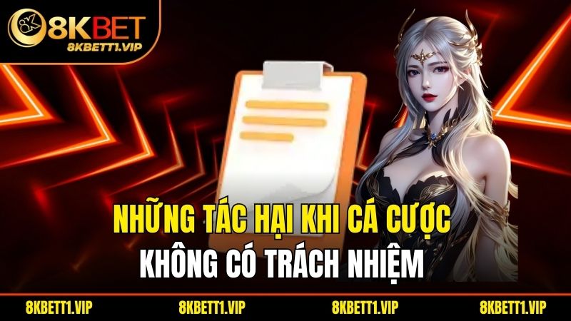 Những tác hại khi cá cược không có trách nhiệm 